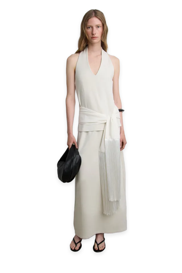 Oak + Fort JERSEY SKIRT WITH PINTUCK DETAIL