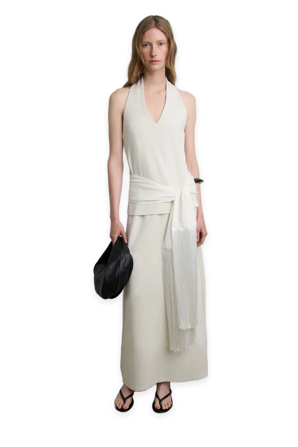 Oak + Fort JERSEY SKIRT WITH PINTUCK DETAIL