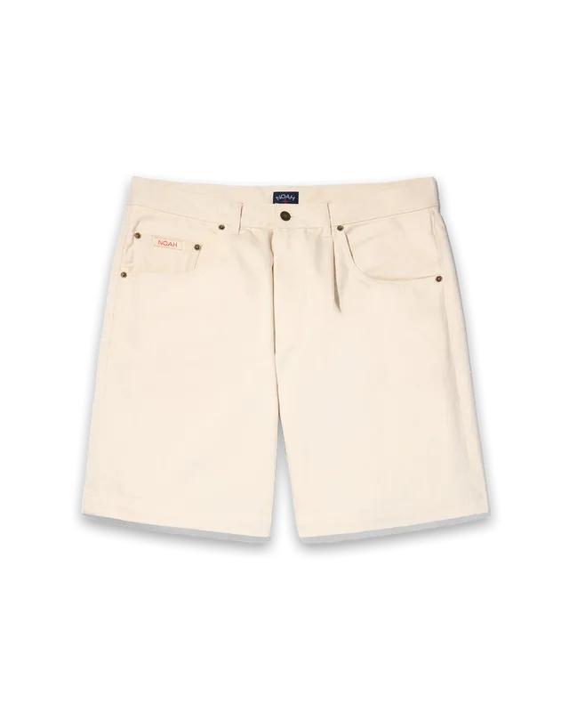 Noah Pleated Denim Short
