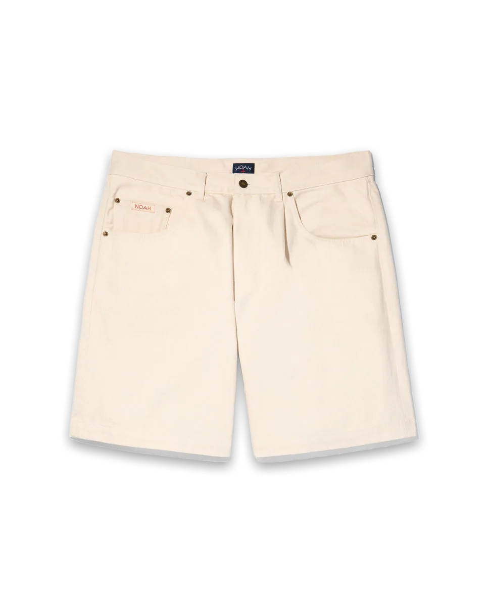 Noah Pleated Denim Short