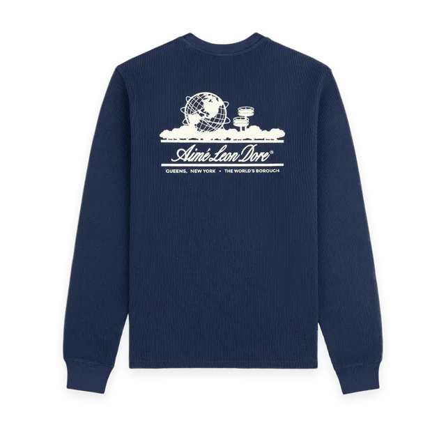 Aimé Leon Dore Long-Sleeve Unisphere Waffle Thermal