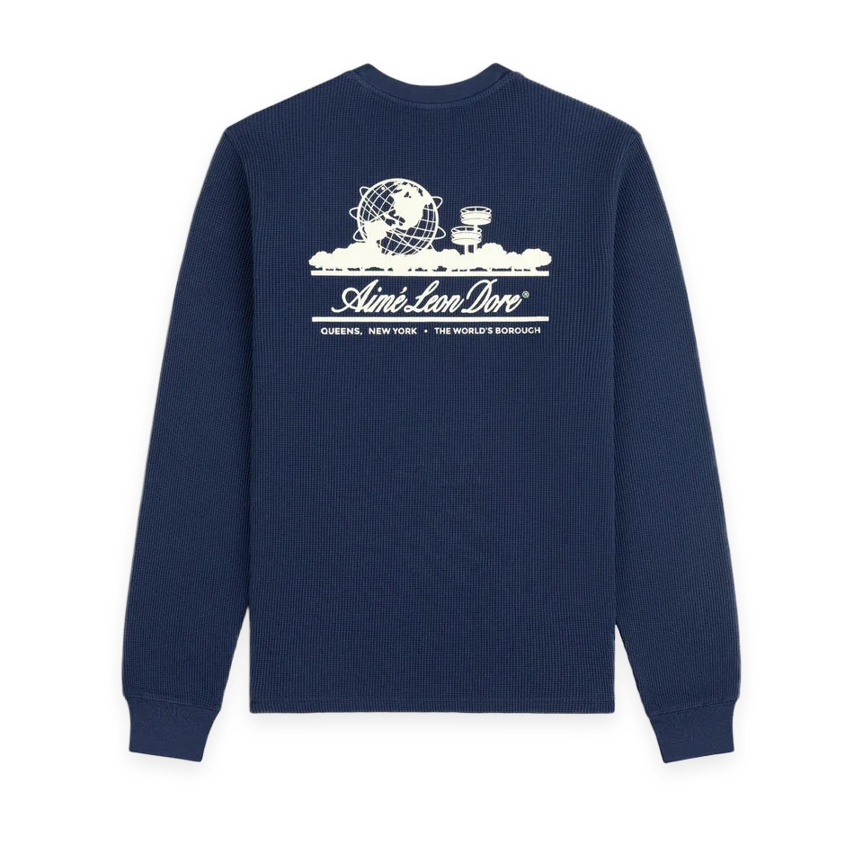 Aimé Leon Dore Long-Sleeve Unisphere Waffle Thermal