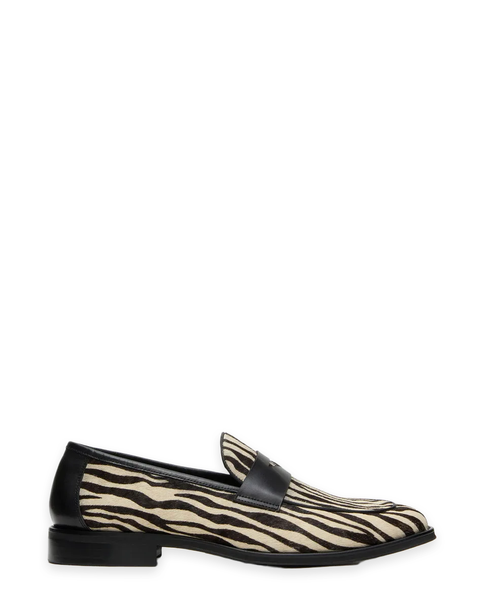 Steve Madden CHARADE BLACK/WHITE ZEBRA