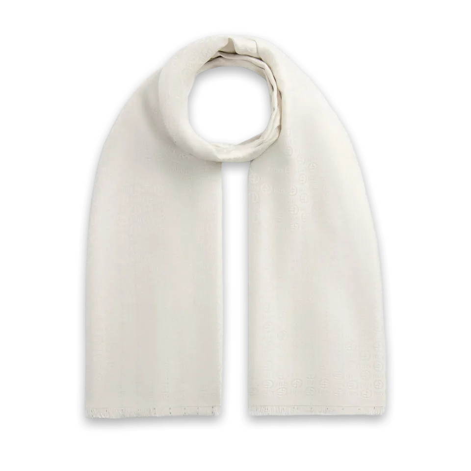 Kith Giorgio Armani & Kith Silk Scarf · Avorio