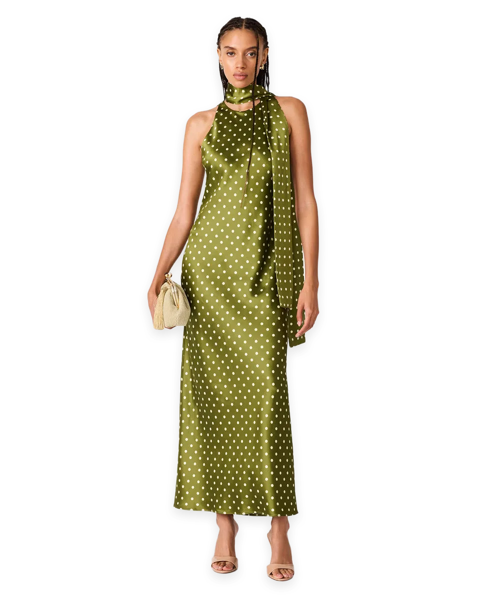 Steve Madden JAIDEN DRESS OLIVE HEATHER