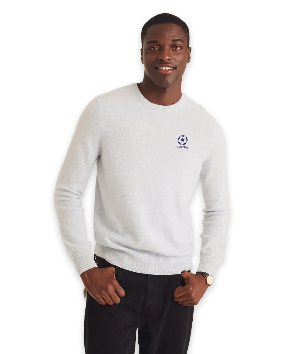 Naadam Men's Soccer Cashmere Sweater