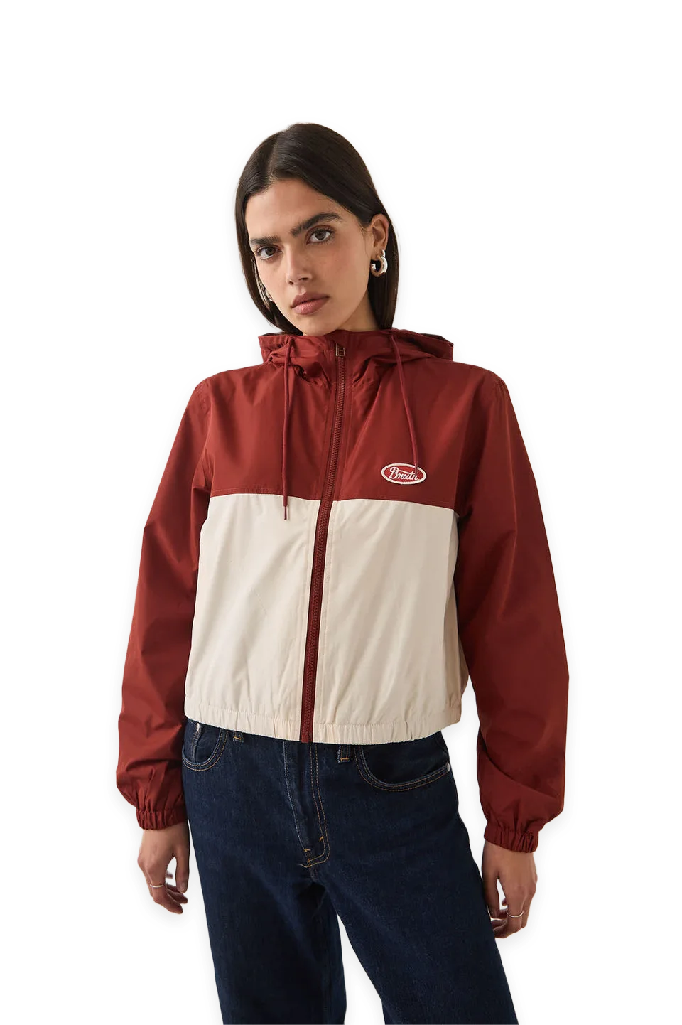 Brixton Parsons Lightweight Hooded Windbreaker