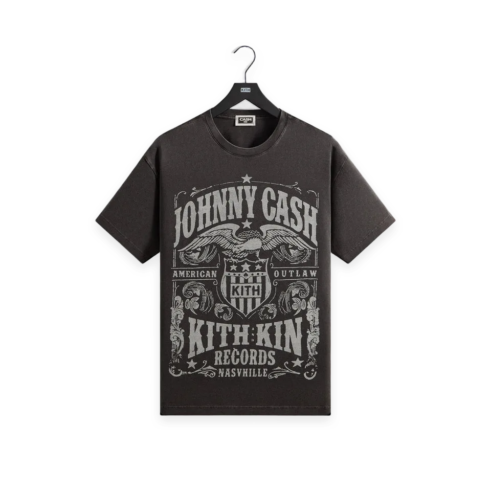 Kith Kith Records for Johnny Cash Outlaw Records Vintage Tee