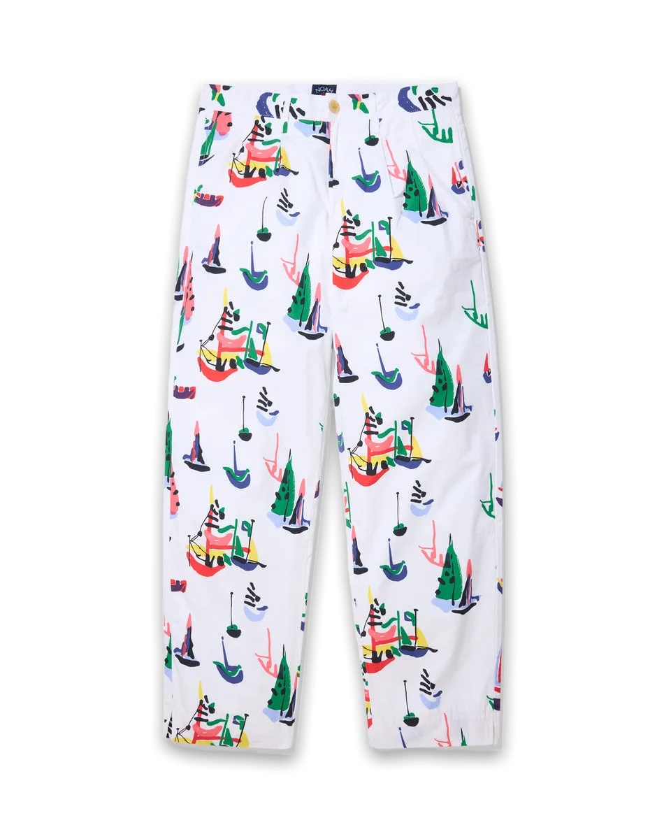 Noah Sailboat Split Hem Pant