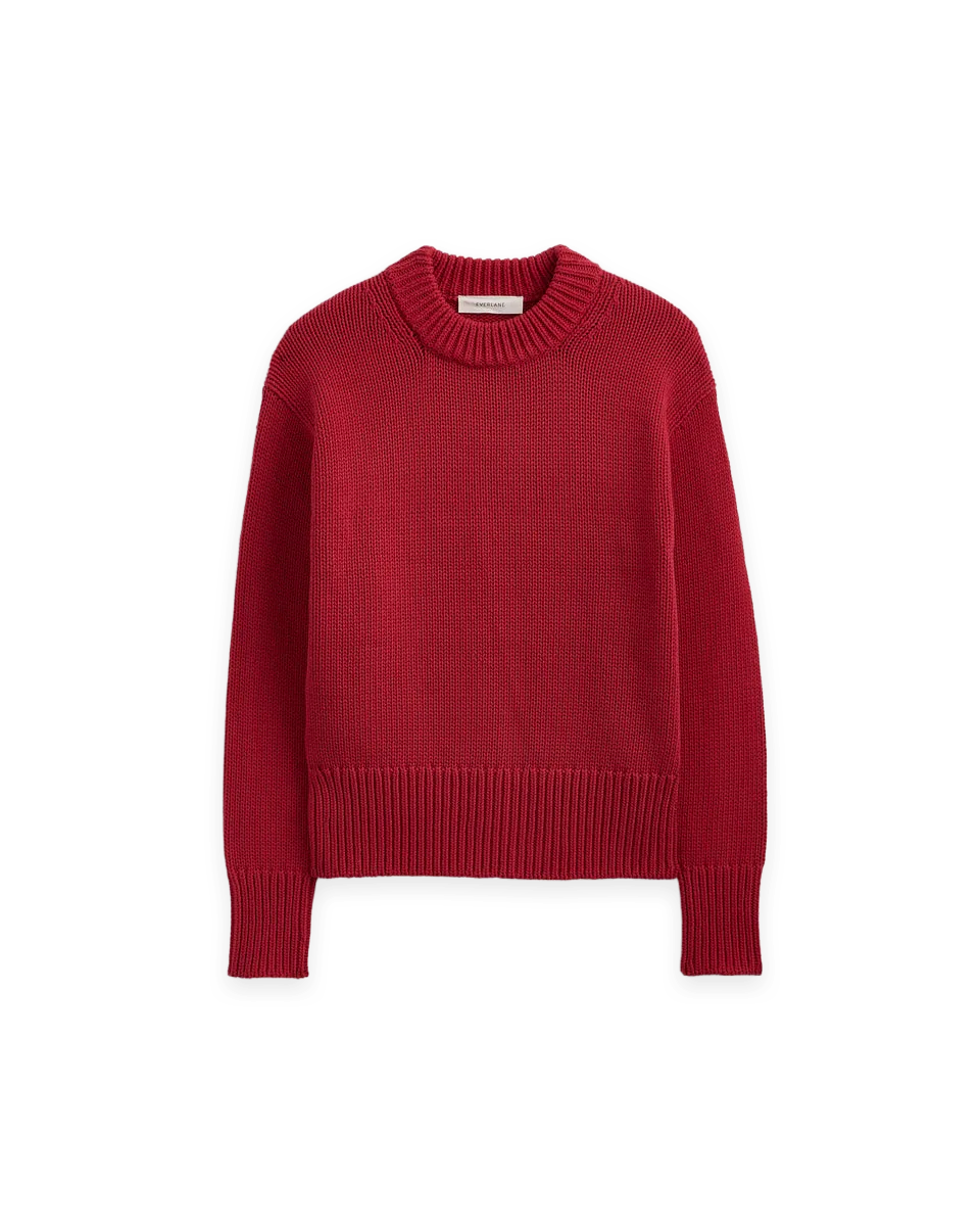 Everlane Oversized Cocoon Crew in Elevated Cotton