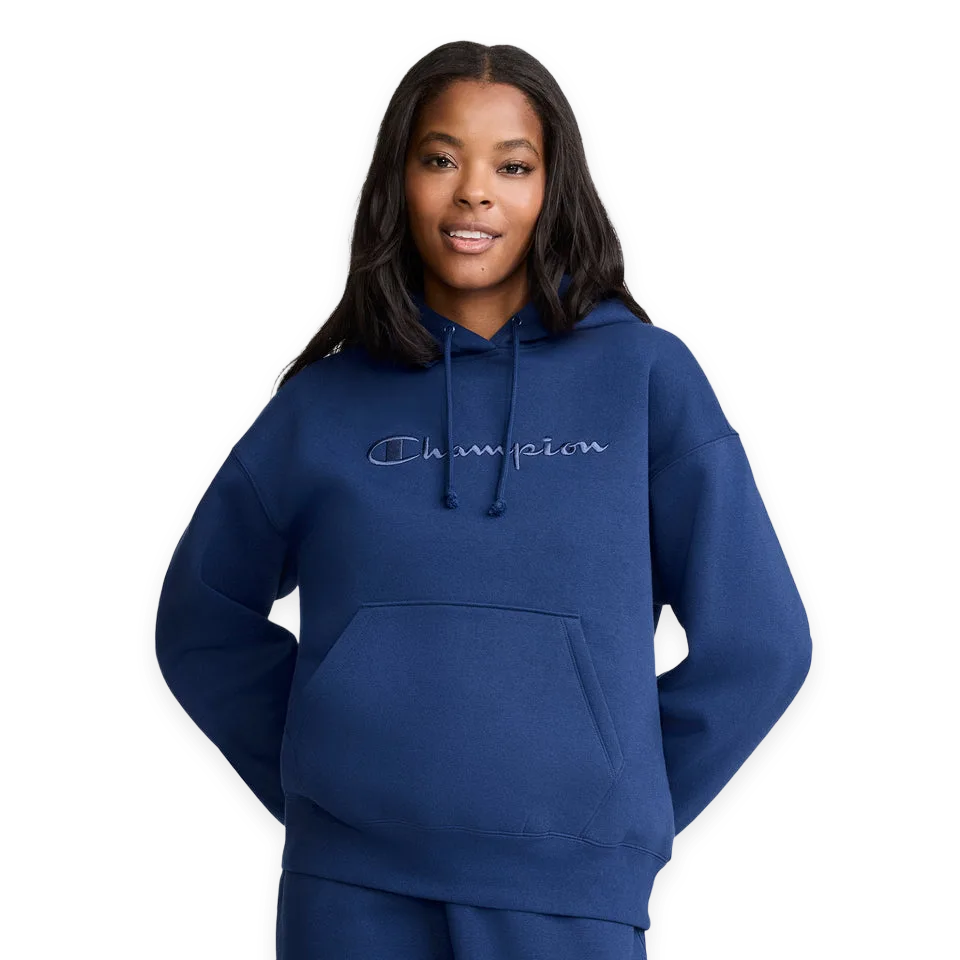 Champion Tonal Script Freshman Powerblend Hoodie