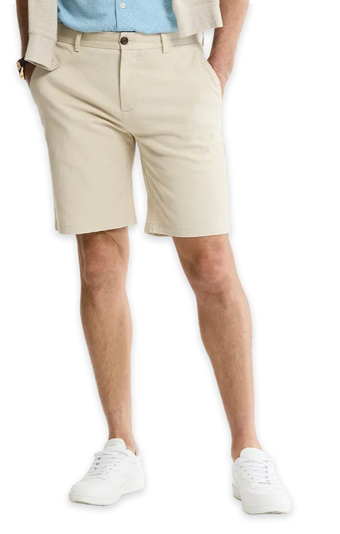 Jachs NY Cotton Silk Blend Stretch Shorts