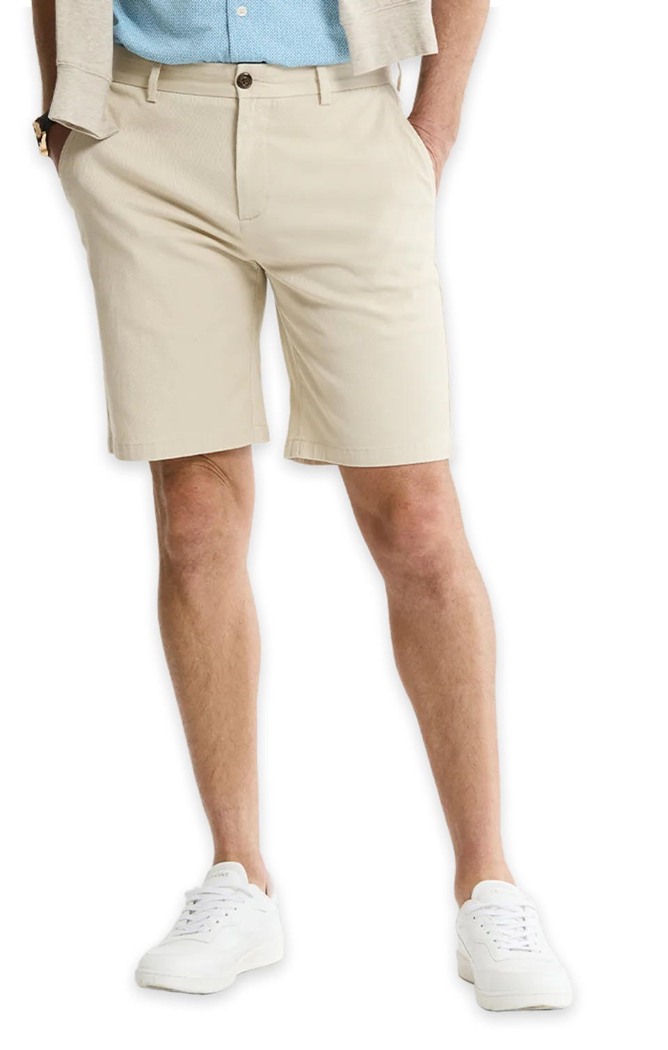 Jachs NY Cotton Silk Blend Stretch Shorts