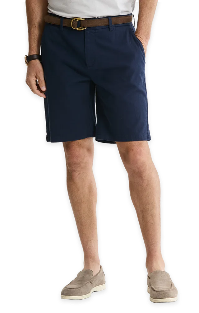 Jachs NY Cotton Silk Blend Stretch Shorts