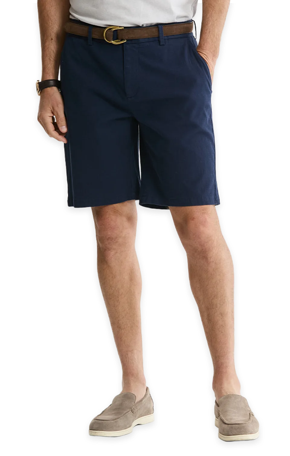 Jachs NY Cotton Silk Blend Stretch Shorts