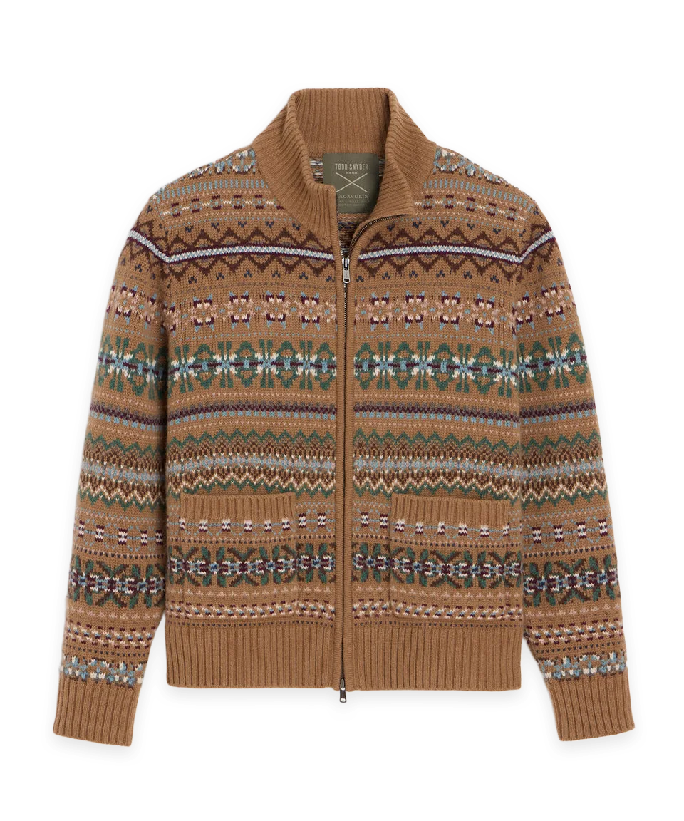 Todd Snyder Todd Snyder x Lagavulin Fair Isle Sweater Jacket
