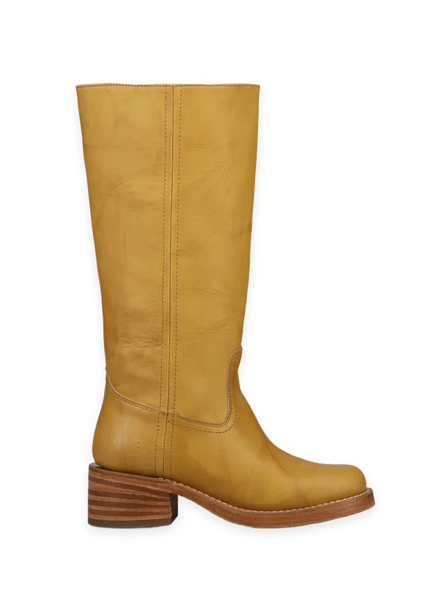 Lisa Says Gah Campus Knee High Boot · Banana