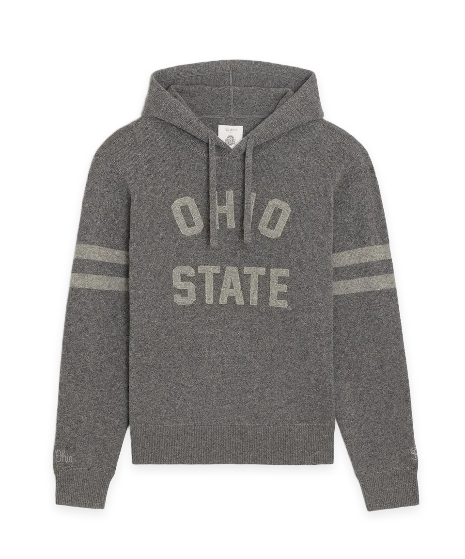 Todd Snyder Todd Snyder x The Ohio State University™ Cashmere Hoodie