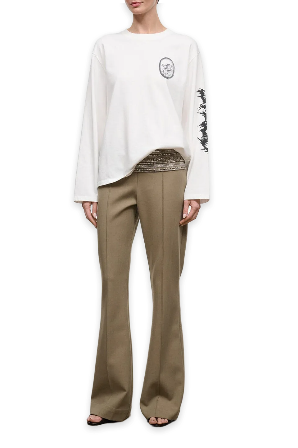 Staud Slate Long Sleeve Tee