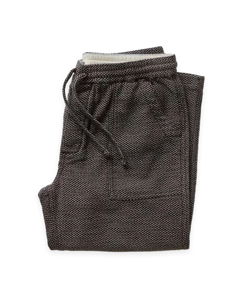 Taylor Stitch The Breakwater Pant in Charcoal Sashiko