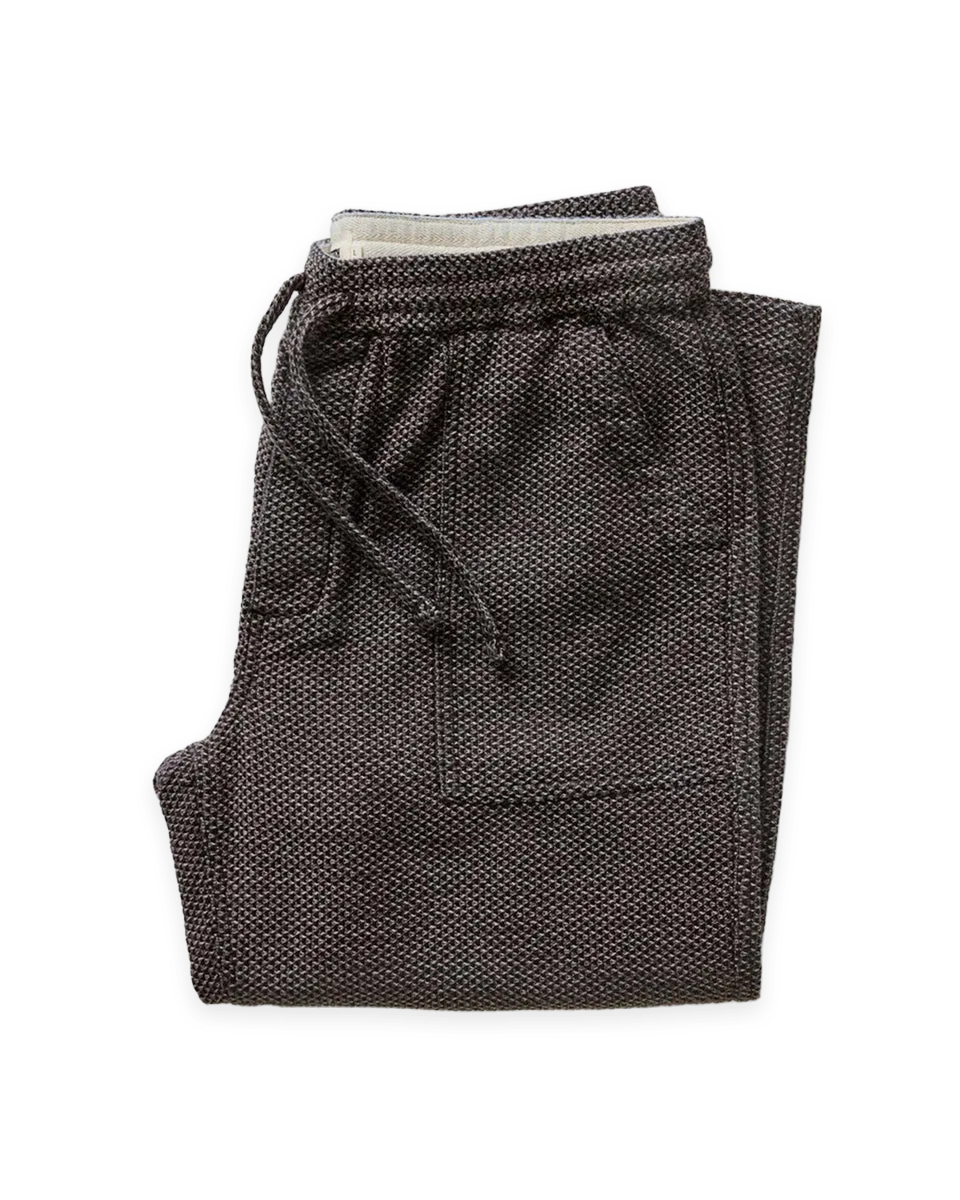 Taylor Stitch The Breakwater Pant in Charcoal Sashiko