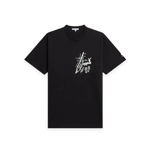Engineered Garments Engineered Garments Printed Cross Crew Neck Tee
