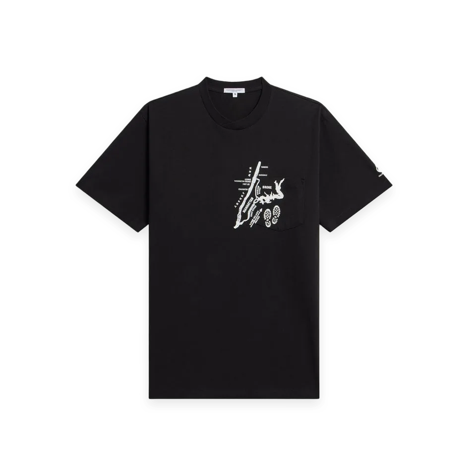 Engineered Garments Engineered Garments Printed Cross Crew Neck Tee