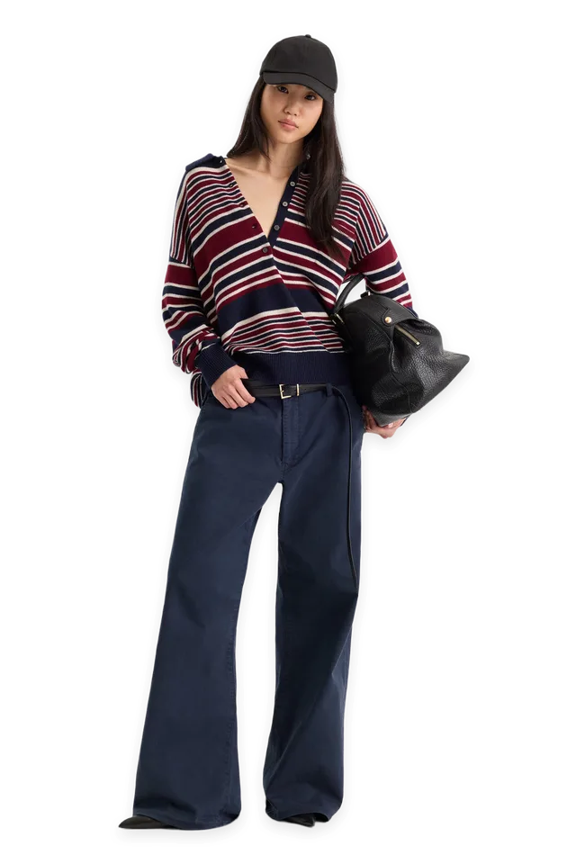 Good American LOW SLUNG BAGGY TROUSER