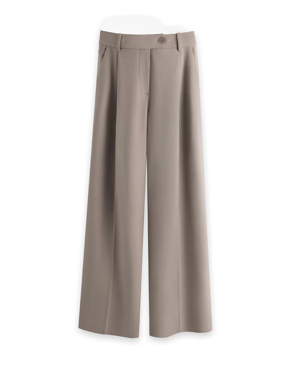 Cuyana Wool Wide Leg Pant