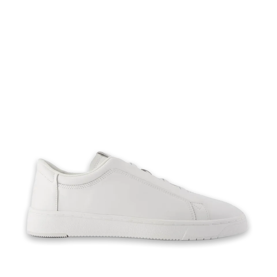 TOMS Mens TRVL Lite Miles Lace-Up Sneaker Water Resistant White Leather