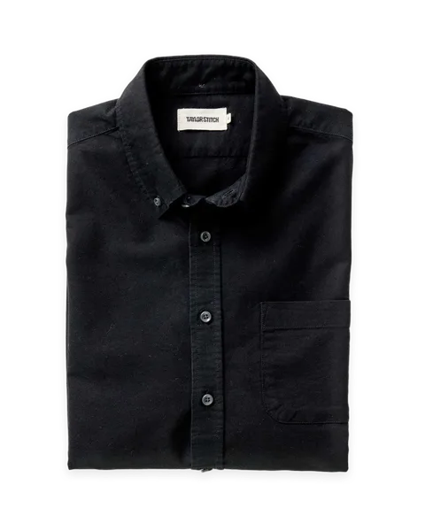 Taylor Stitch The Jack in Black Indigo Oxford