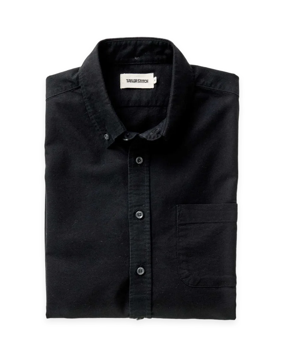 Taylor Stitch The Jack in Black Indigo Oxford