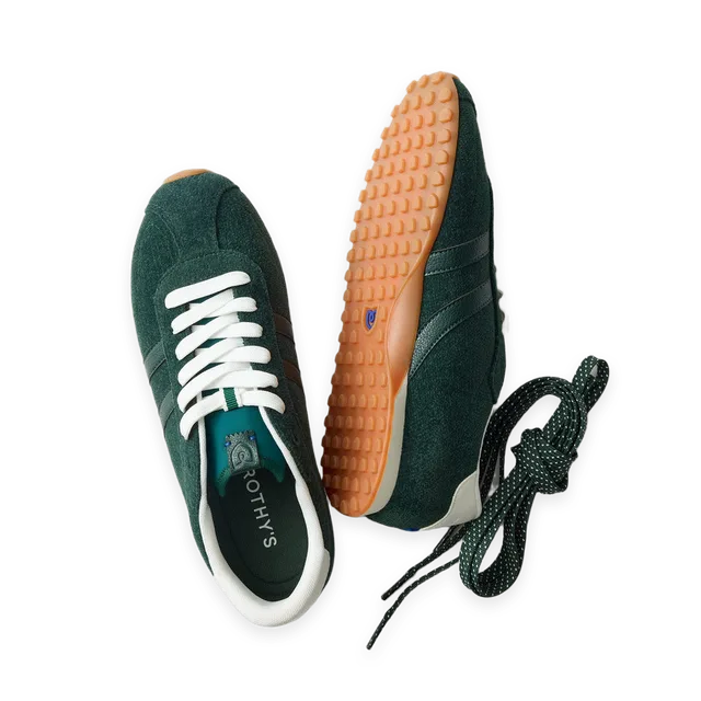 Rothy's The Ivy Sneaker · ReVelvet™ Evergreen