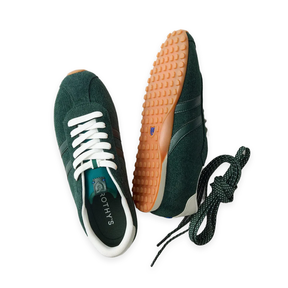 Rothy's The Ivy Sneaker · ReVelvet™ Evergreen