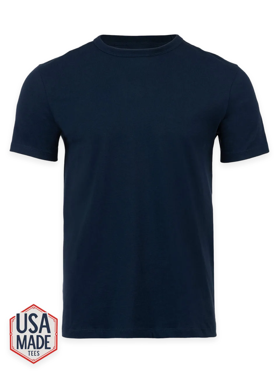 Fresh Clean Threads Heritage Navy Cotton Crew