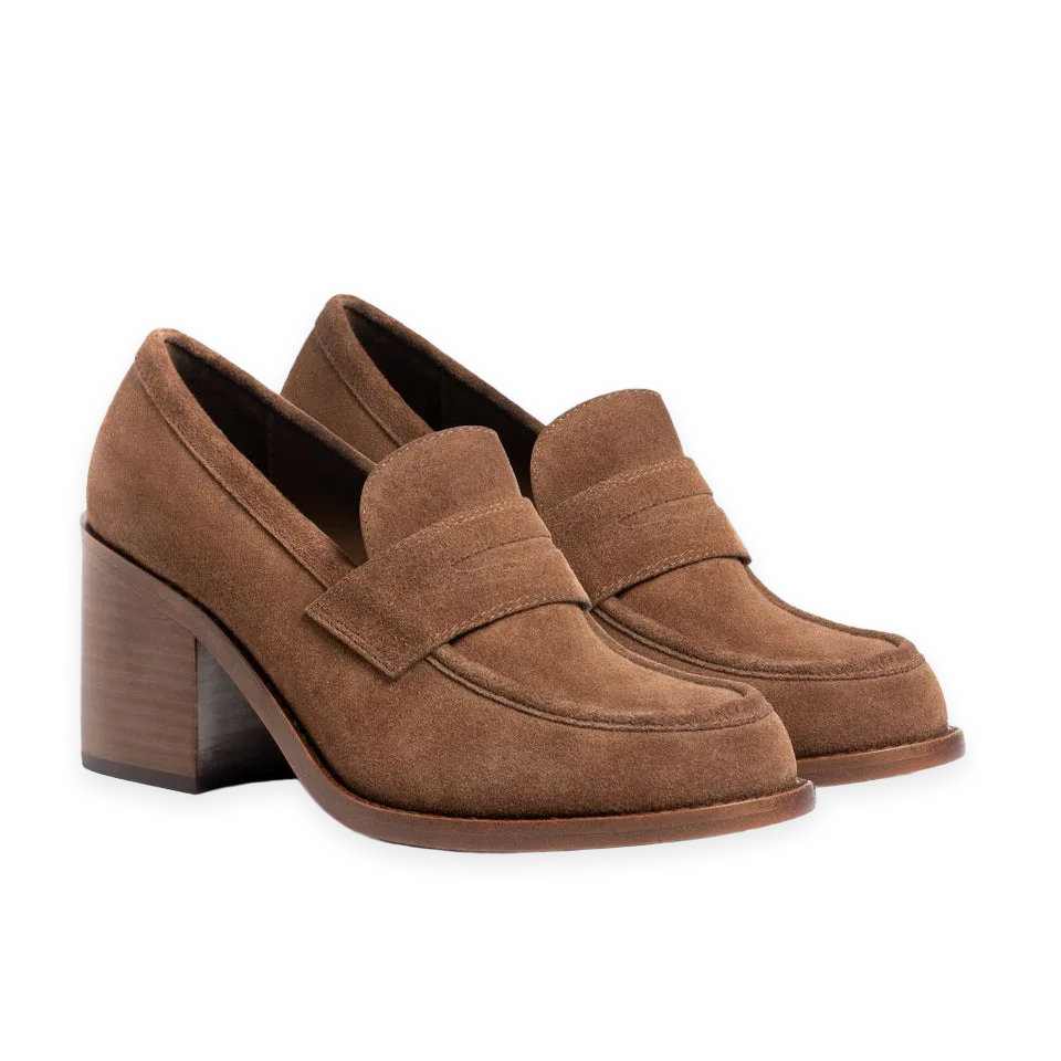 Thursday Boots High Heel Penny · Sequoia Suede