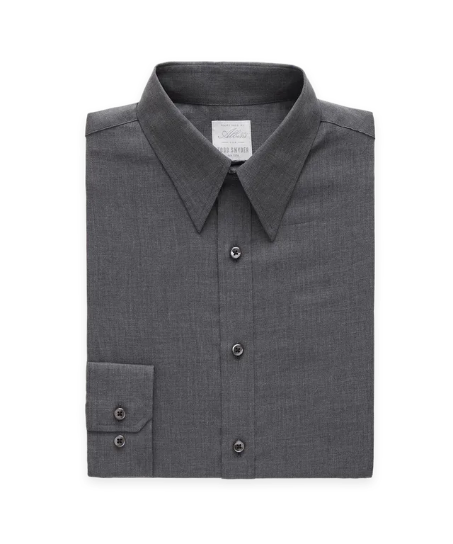 Todd Snyder Italian Featherweight Flannel Long Point Collar Dress Shirt
