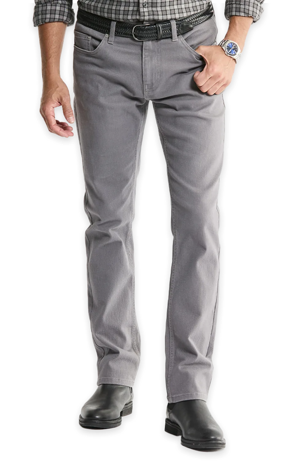 Jachs NY Brushed Bull Denim 5-Pocket Pants