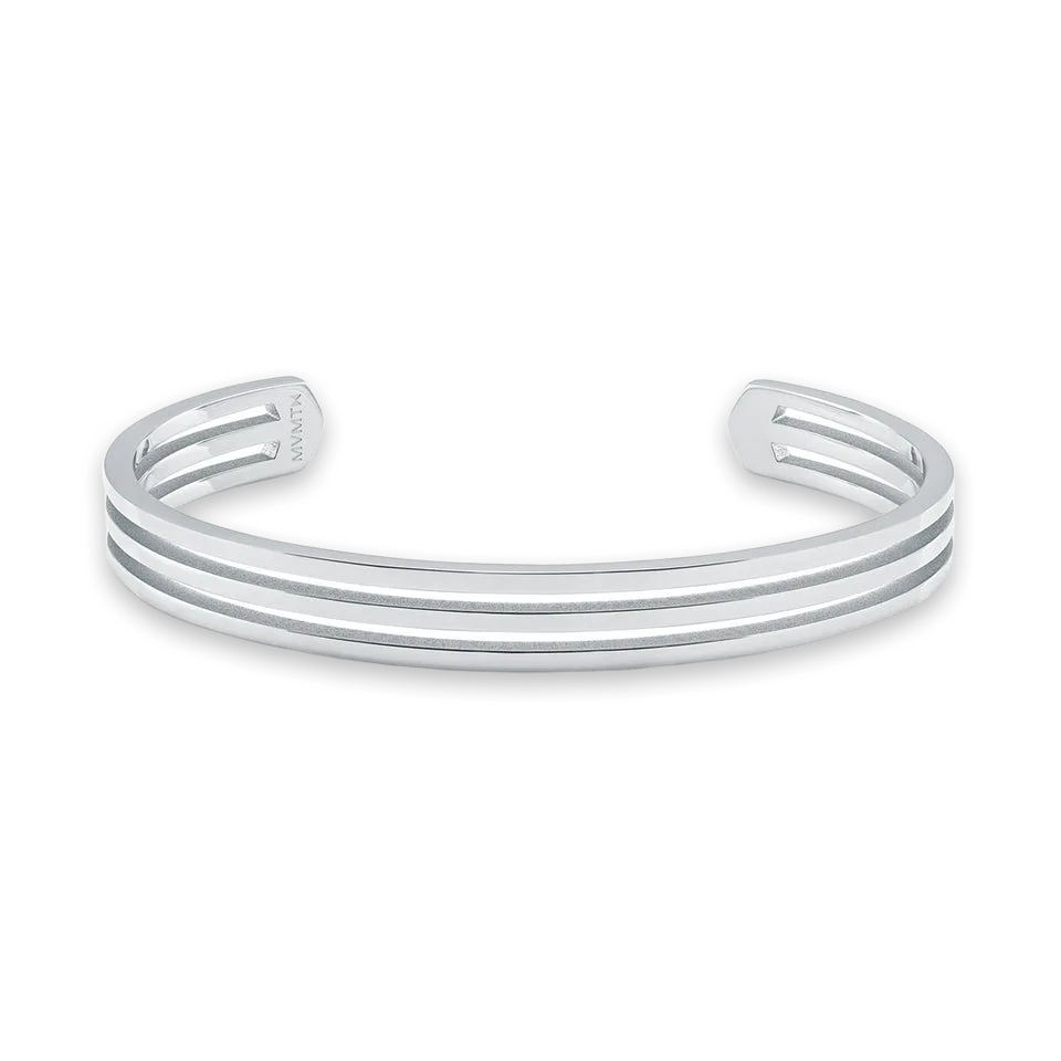 MVMT Open Concept Cuff Silver