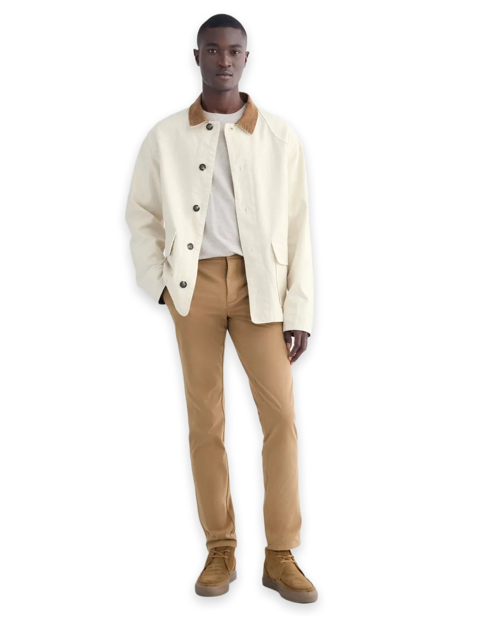 Everlane The Performance Chino · Uniform · Toasted Coconut · Slim