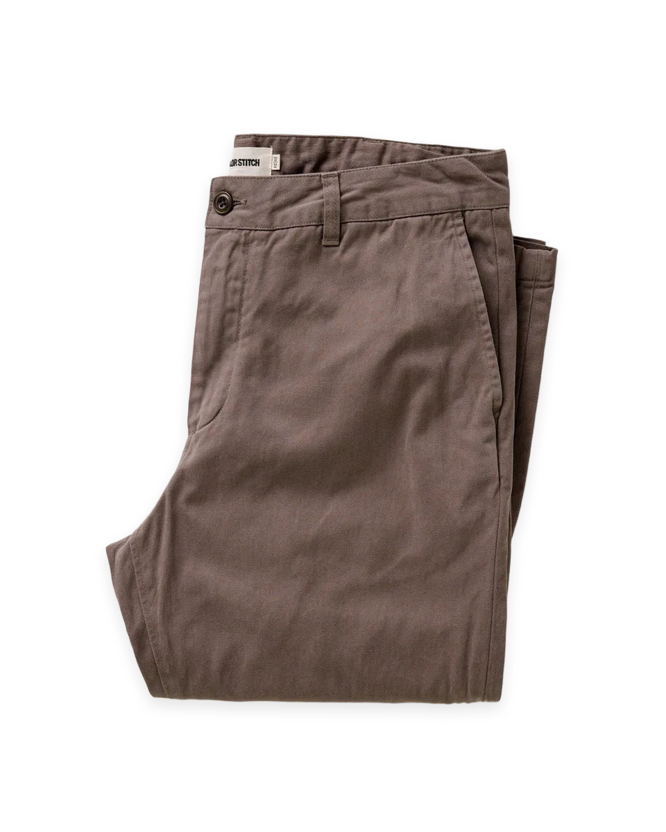 Taylor Stitch The Slim Foundation Pant in Organic Espresso