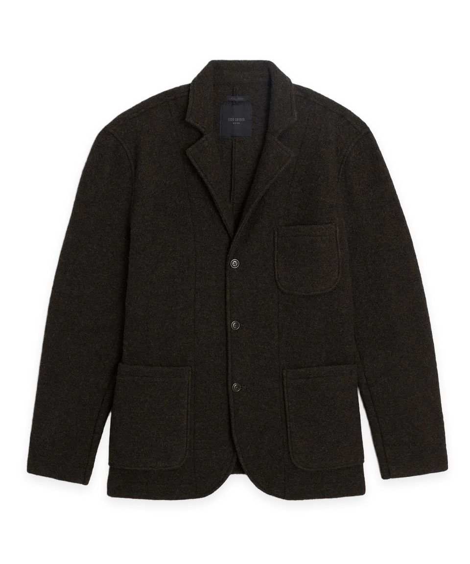 Todd Snyder Italian Boiled Wool Studio Jacket