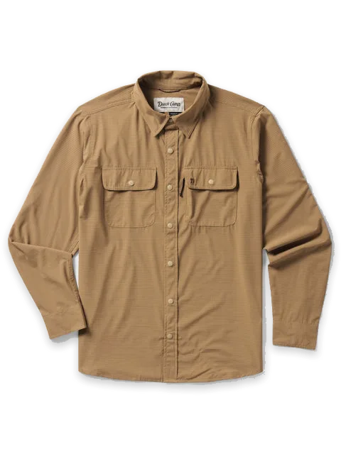 Duck Camp Men's Cast & Blast Perforated Shirt · Long Sleeve · Reed