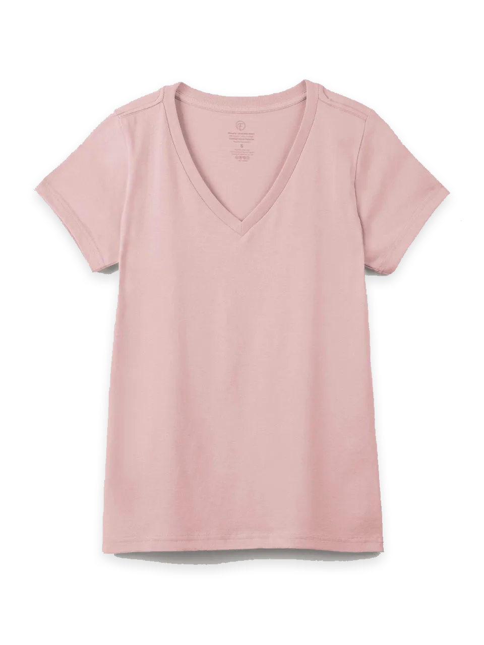 Fresh Clean Threads Blush Everyday V-Neck Tee