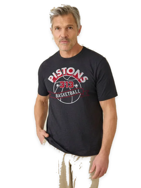 Faherty Detroit Pistons Sunwashed Regenerative Tee