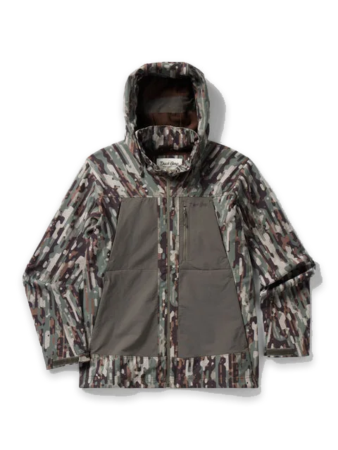 Duck Camp Men's Terrain Guard Softshell Hoodie · Woodland