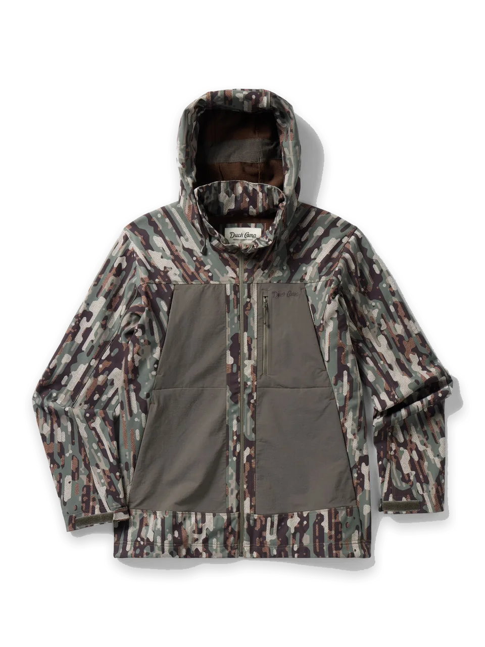 Duck Camp Men's Terrain Guard Softshell Hoodie · Woodland