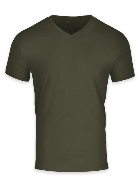 Fresh Clean Threads Army V-Neck