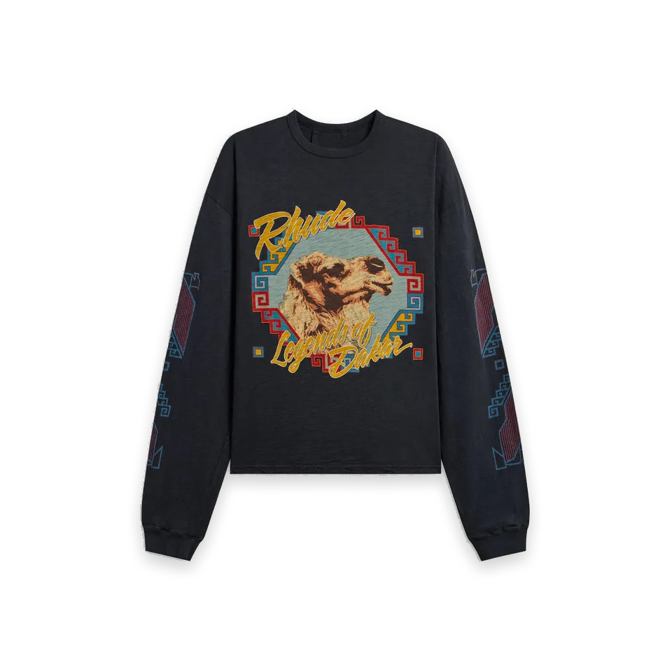 Rhude Rhude Legends Of Dakar Long Sleeve Slub Tee