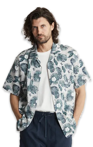 Jachs NY Lyocell Twill Short Sleeve Camp Shirt